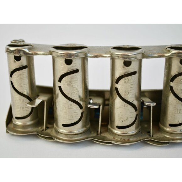 B & R Rapid Coin Changer Silver Metal Used 1c 5c 10c 25c w/ Belt Hooks - Picture 2 of 7